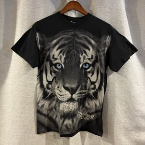Vintage 90s Rainforest Cafe Siberian Tiger T-Shirt Single Stitch Animals M